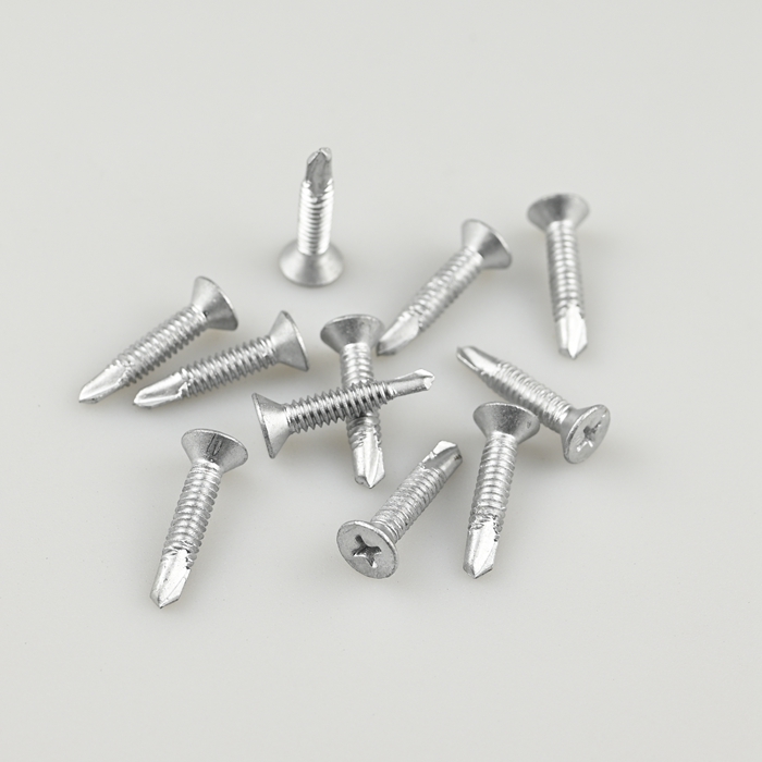 Tornillo autoperforante Phillips de cabeza plana bimetálica SUS316+SUS410 ST4.8-24*25