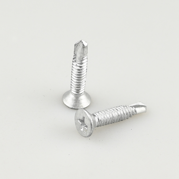 Tornillo autoperforante Phillips de cabeza plana bimetálica SUS316+SUS410 ST4.8-24*25