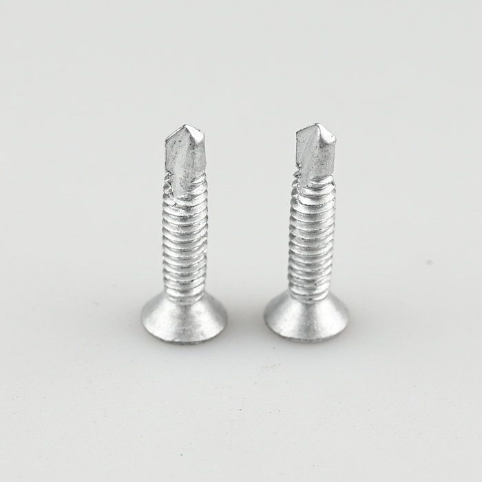 Tornillo autoperforante Phillips de cabeza plana bimetálica SUS316+SUS410 ST4.8-24*25