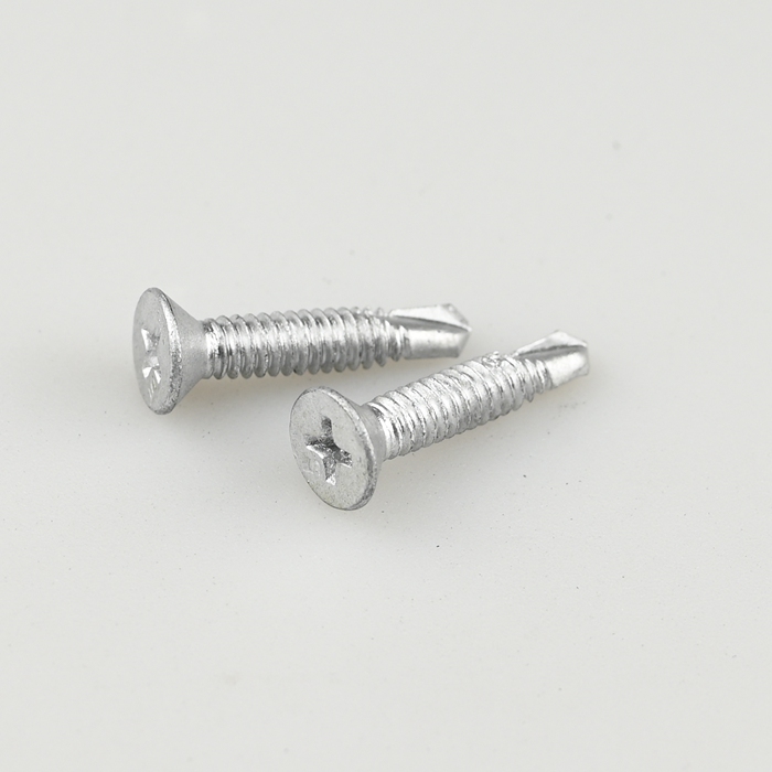 Tornillo autoperforante Phillips de cabeza plana bimetálica SUS316+SUS410 ST4.8-24*25