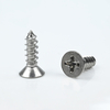 Tornillo para madera Phillips de cabeza plana SUS304 6# -18*1/2''