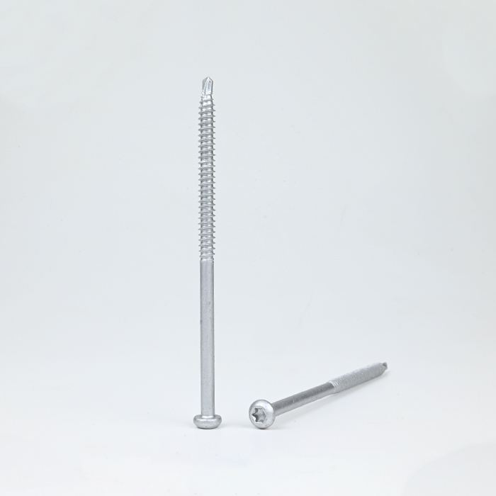 Tornillo Torx bimetálico ST6.3-2.0*125 de la perforación del uno mismo de la cabeza de la cacerola SUS304