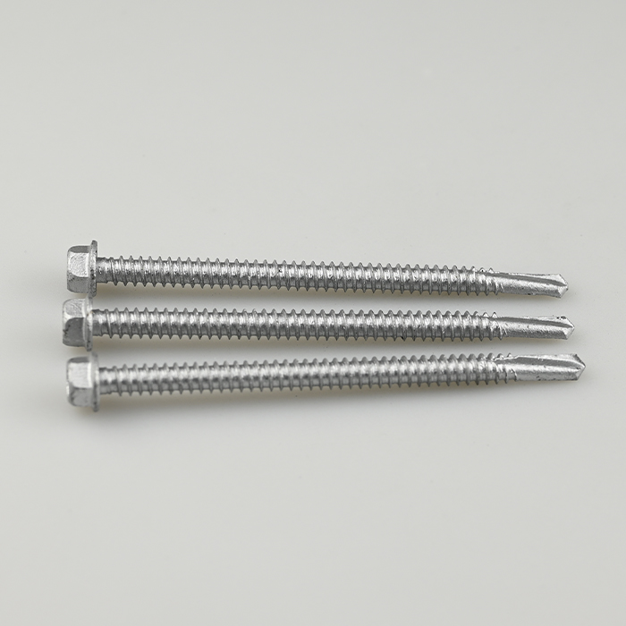 Tornillo autoperforante con brida hexagonal bimetálica ST5.5-14*90, 5#