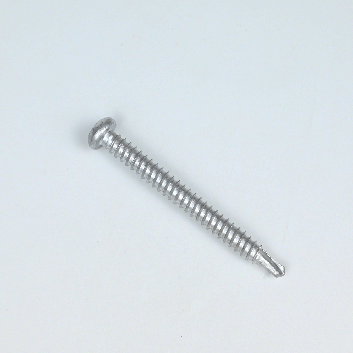 Tornillo autoperforante en forma de estrella con cabeza plana bimetálica ST6.3-2.0*65 2#