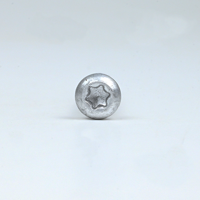 Tornillo autoperforante en forma de estrella con cabeza plana bimetálica ST6.3-2.0*65 2#