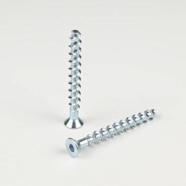 Anclaje de tornillo de hormigón con zócalo hexagonal de cabeza plana 10B21 M6-5.8*75