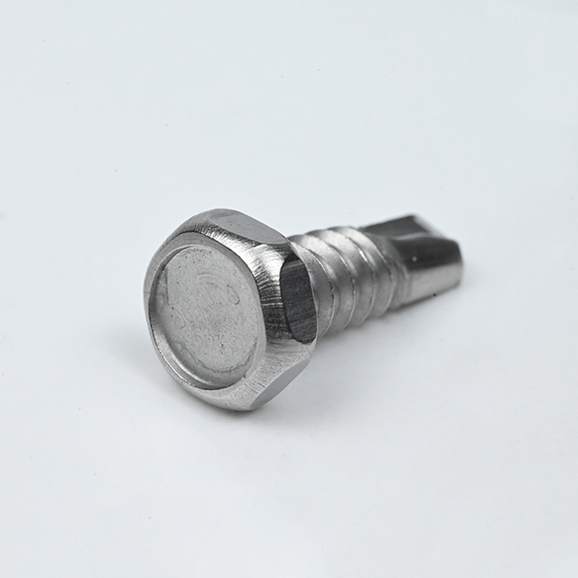 Tornillo autoperforante con cabeza de arandela hexagonal SUS410 M6-14*19