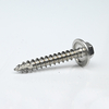 Tornillo para madera con cabeza de brida hexagonal SUS304 14# -10*75