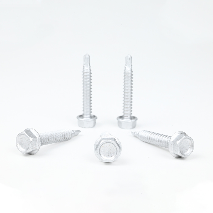 Tornillo autoperforante con brida hexagonal SUS410 ST6.3-14*38 1#