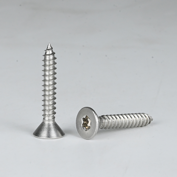 Tornillo autorroscante de estrella con cabeza avellanada SUS316 ST4.8-16*30