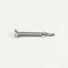 Tornillo autoperforante Phillips de cabeza plana SUS410 con ala ST4.2-18*38