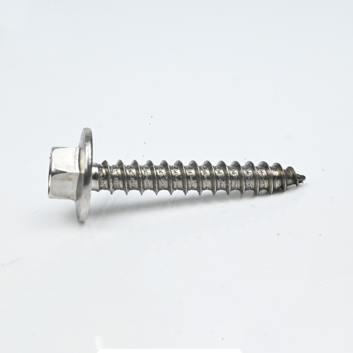 Tornillo para madera con cabeza de brida hexagonal SUS304 14# -10*75