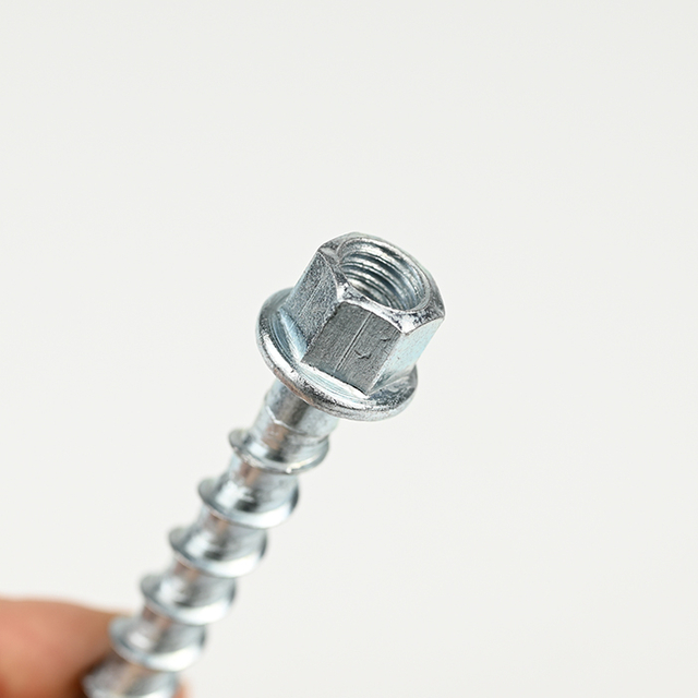 Anclaje de tornillo de hormigón con suspensión de brida hexagonal 10B21 M8/10-7.7*75