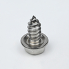 Tornillo autorroscante con ranura para cabeza hexagonal SUS410 ST6.3-14*13