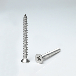 Tornillo para madera Phillips con cabeza avellanada SUS316 ST3.9-19*38