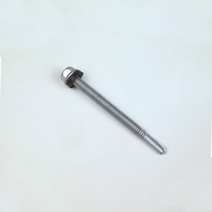 Tornillo autorroscante autoperforante con brida hexagonal SUS410 ST5.5-24*63 5#